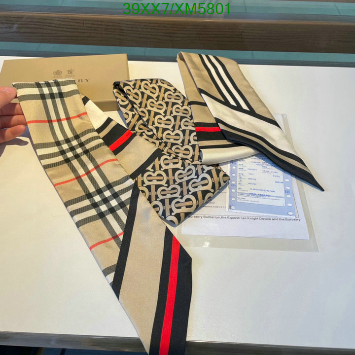 Burberry-Scarf, Code: XM5801,$: 39USD