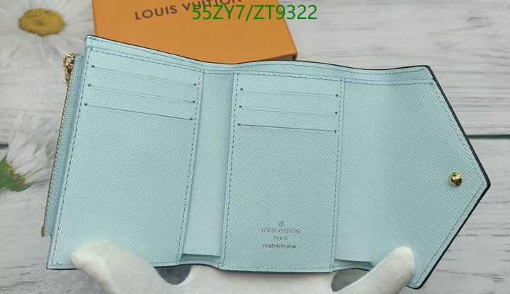 Wallet-LV Bags(4A) Code: ZT9322 $: 55USD