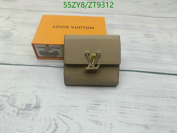 Wallet-LV Bags(4A) Code: ZT9312 $: 55USD