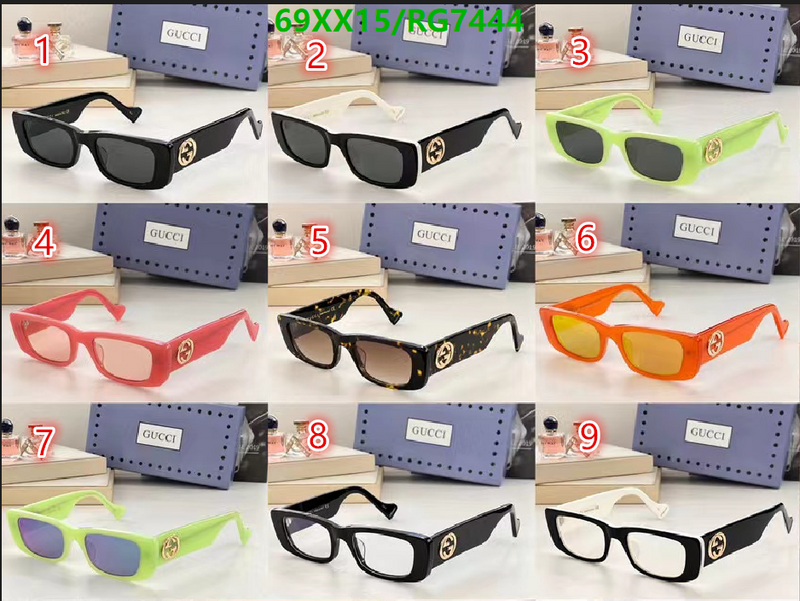 Gucci-Glasses, Code: RG7444,$: 69USD