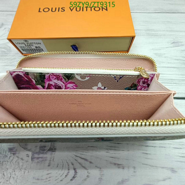 Wallet-LV Bags(4A) Code: ZT9315 $: 59USD