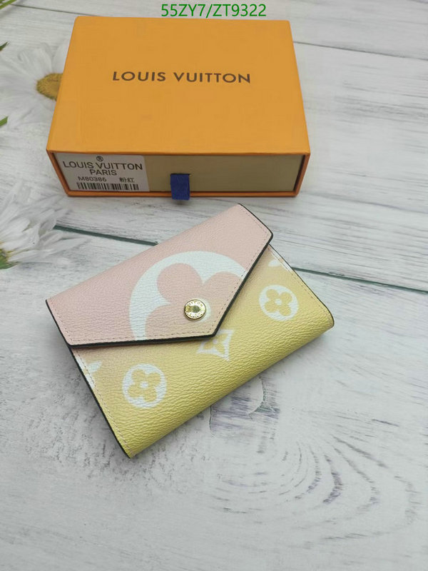 Wallet-LV Bags(4A) Code: ZT9322 $: 55USD