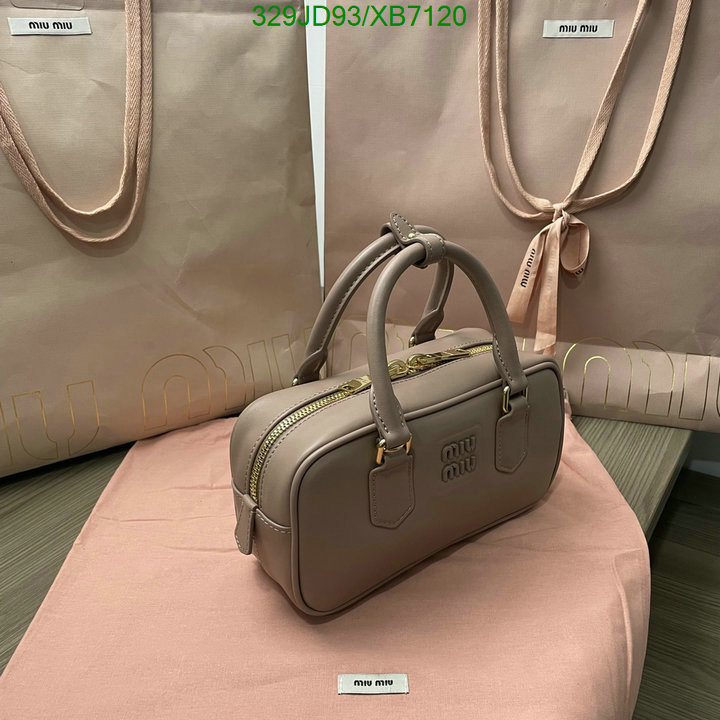 Miu Miu-Bag-Mirror Quality Code: XB7120 $: 329USD