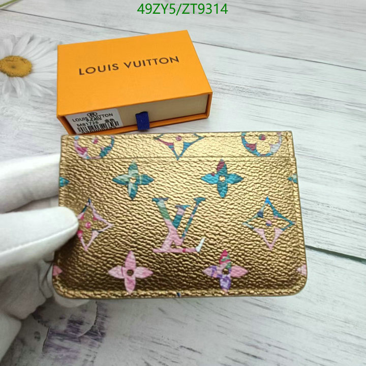 Wallet-LV Bags(4A) Code: ZT9314 $: 49USD