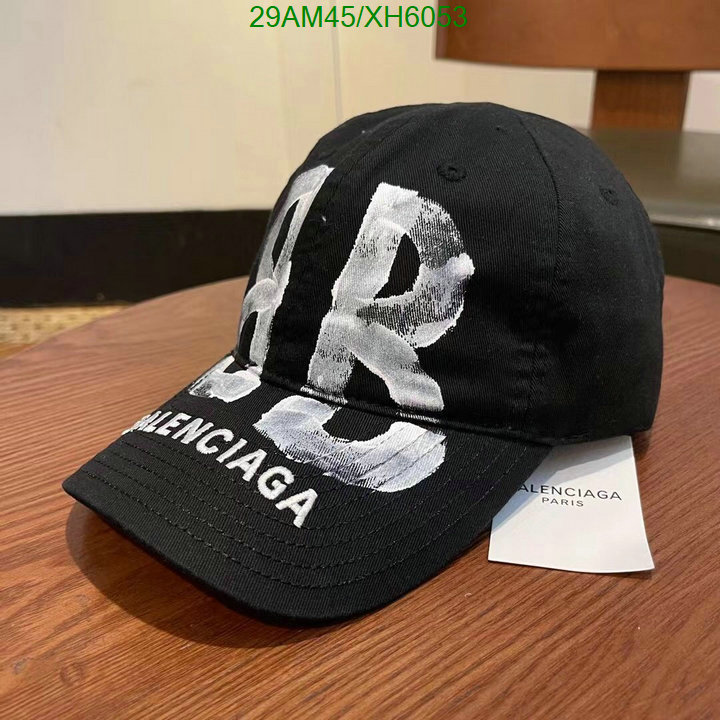 Balenciaga-Cap (Hat), Code: XH6053,$: 29USD