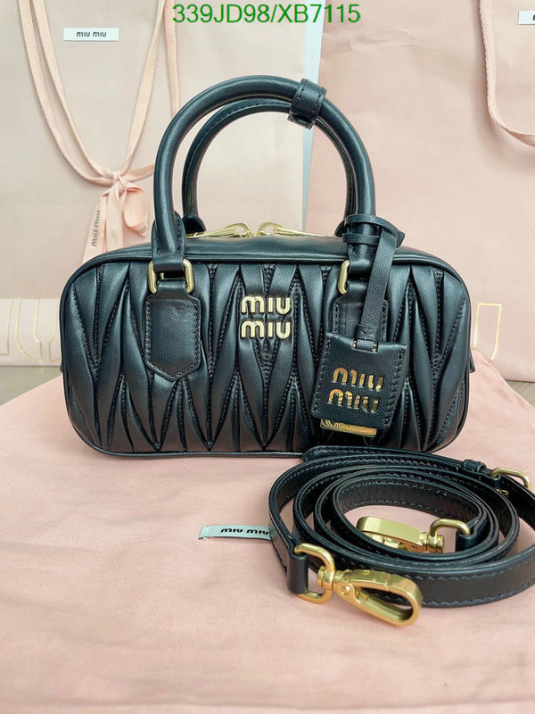 Miu Miu-Bag-Mirror Quality Code: XB7115 $: 339USD
