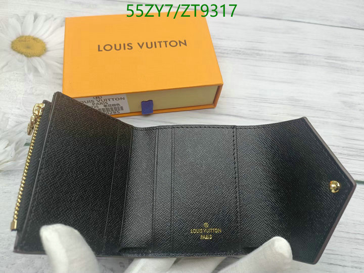 Wallet-LV Bags(4A) Code: ZT9317 $: 55USD