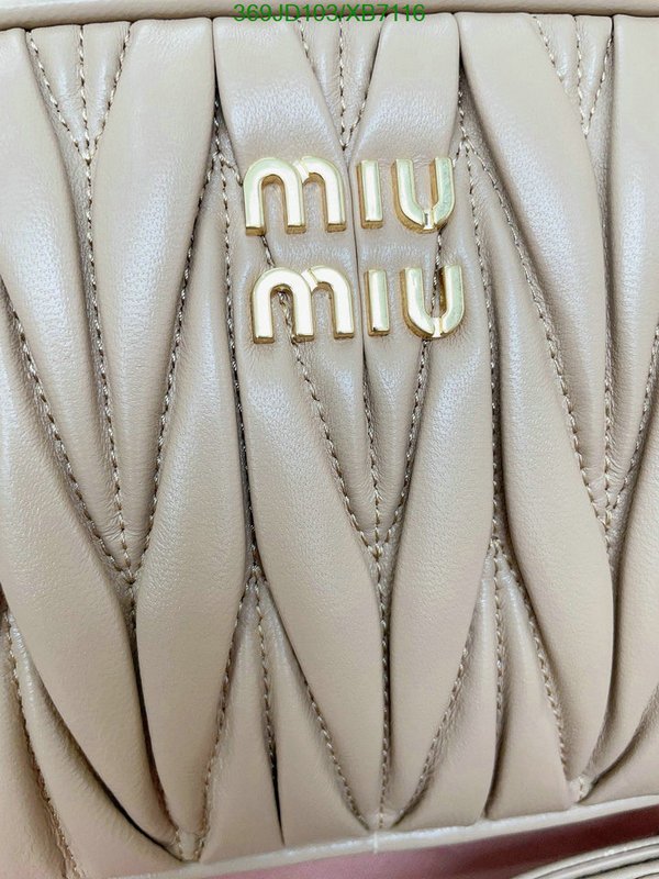 Miu Miu-Bag-Mirror Quality Code: XB7116 $: 369USD