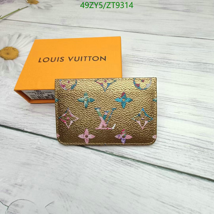 Wallet-LV Bags(4A) Code: ZT9314 $: 49USD