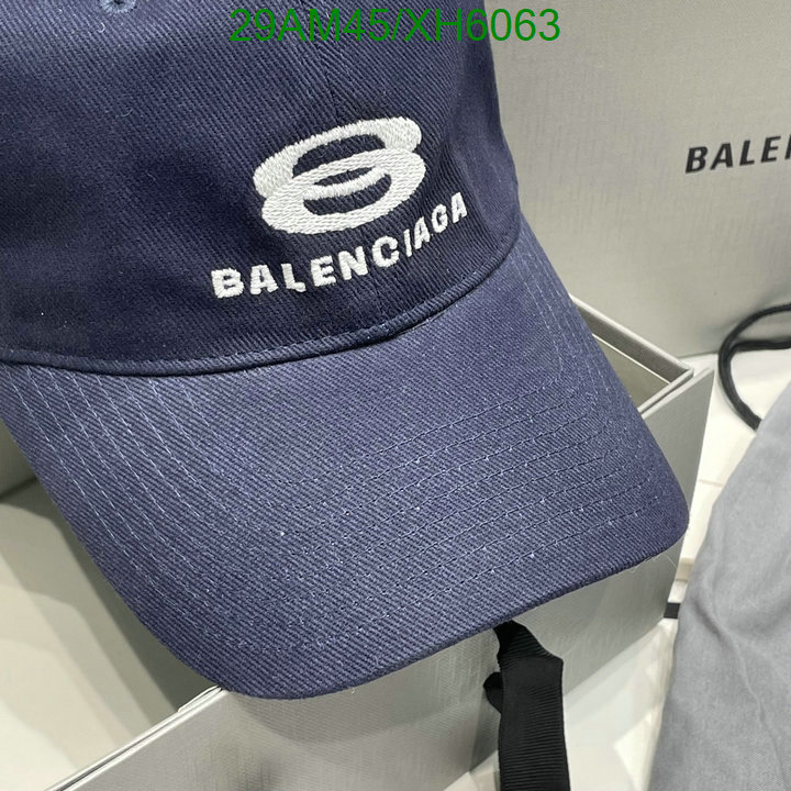 Balenciaga-Cap (Hat), Code: XH6063,$: 29USD