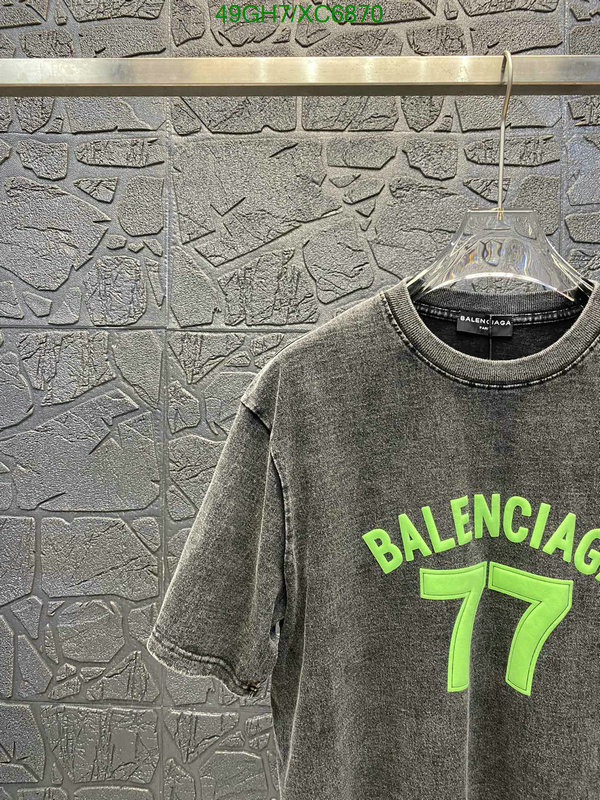 Balenciaga-Clothing Code: XC6870 $: 49USD