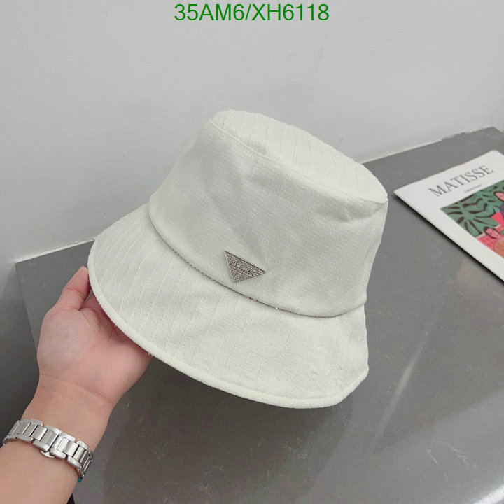 Prada-Cap (Hat), Code: XH6118,$: 35USD