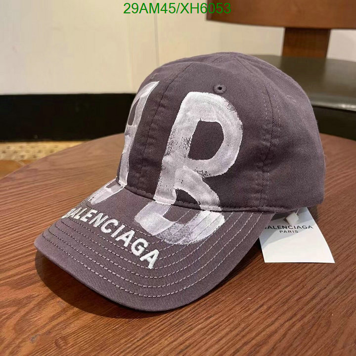 Balenciaga-Cap (Hat), Code: XH6053,$: 29USD