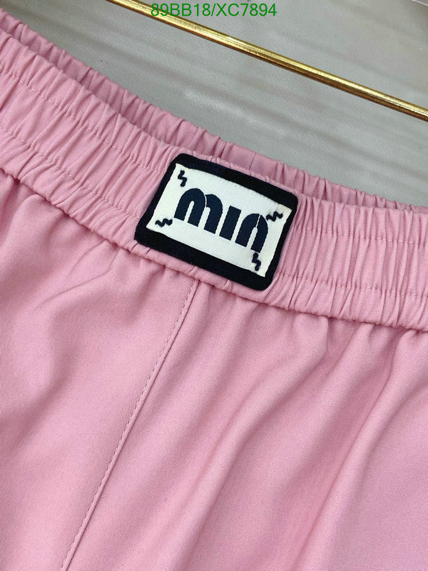 MIUMIU-Clothing Code: XC7894 $: 89USD