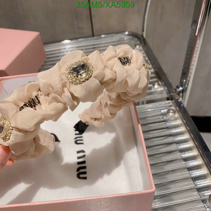 MIU MIU-Headband, Code: XA5959,$: 35USD