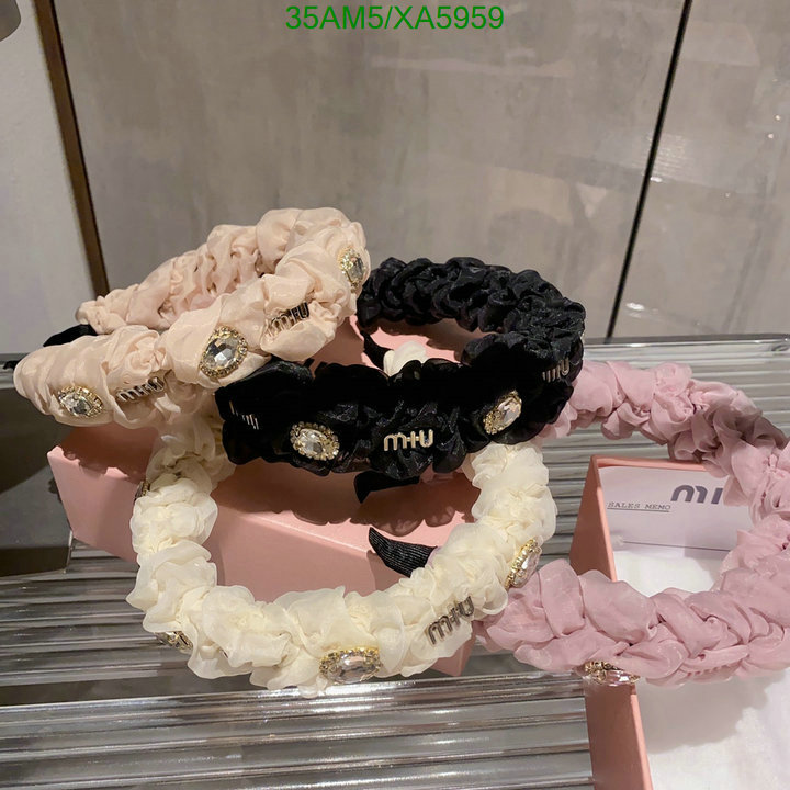 MIU MIU-Headband, Code: XA5959,$: 35USD