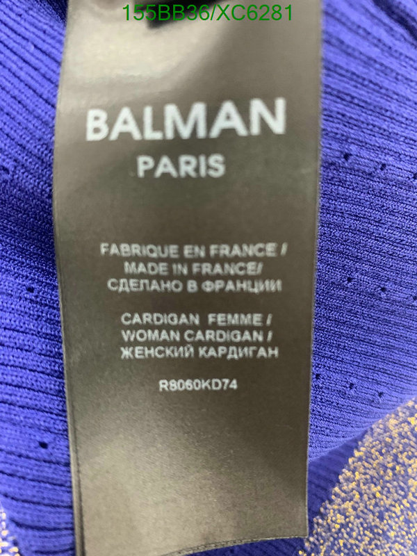 Balmain-Clothing, Code: XC6281,$: 155USD