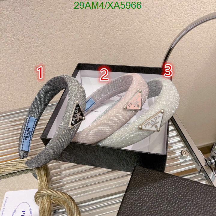 Prada-Headband, Code: XA5966,$: 29USD