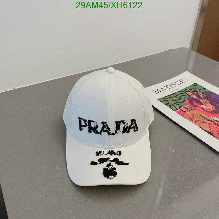 Prada-Cap (Hat), Code: XH6122,$: 29USD