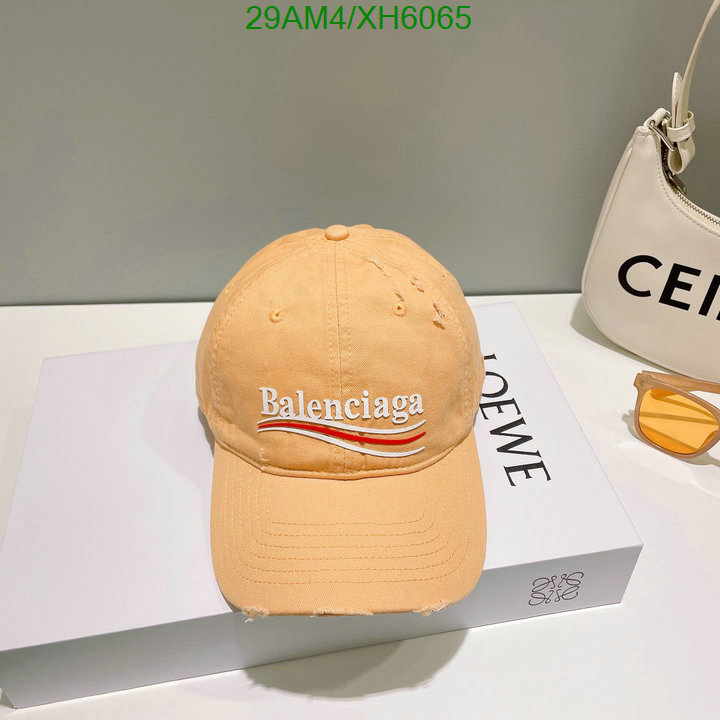 Balenciaga-Cap (Hat), Code: XH6065,$: 29USD