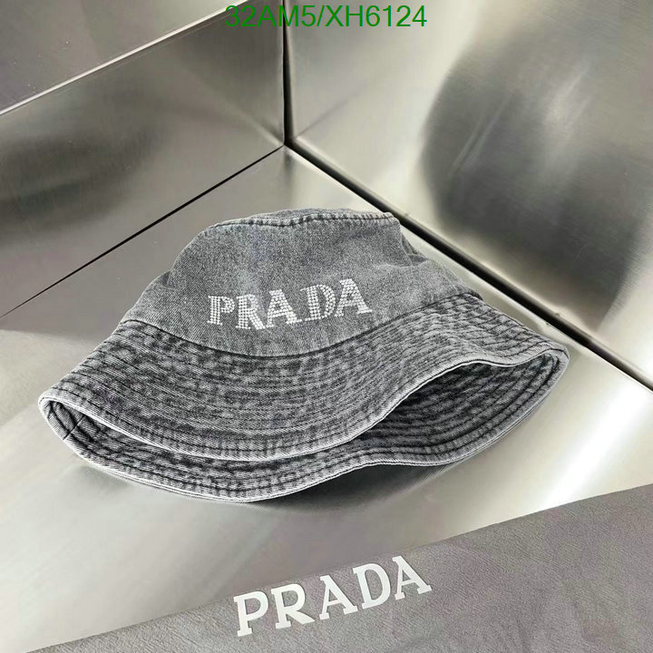 Prada-Cap (Hat), Code: XH6124,$: 32USD