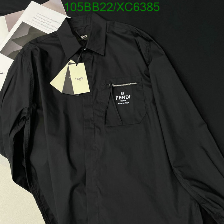 Fendi-Clothing, Code: XC6385,$: 105USD