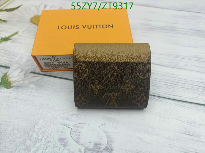 Wallet-LV Bags(4A) Code: ZT9317 $: 55USD