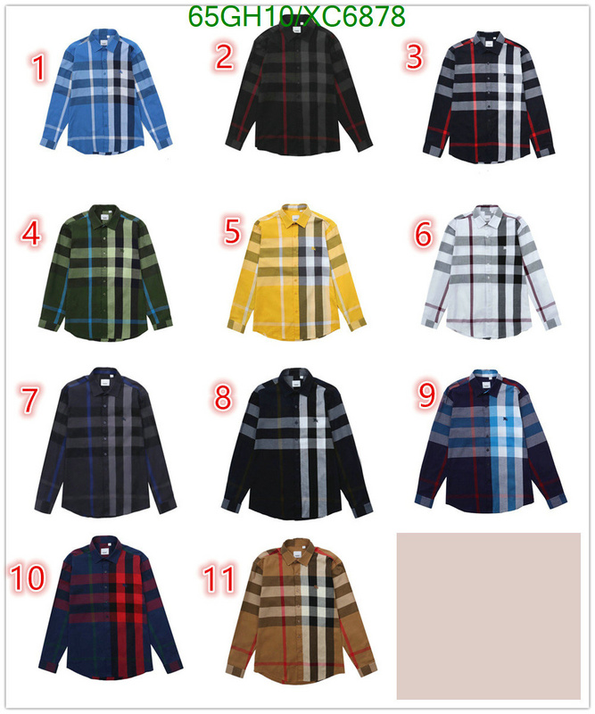 Burberry-Clothing Code: XC6878 $: 65USD