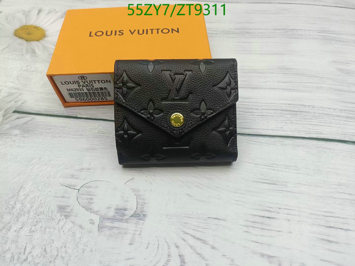Wallet-LV Bags(4A) Code: ZT9311 $: 55USD