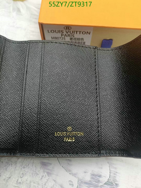 Wallet-LV Bags(4A) Code: ZT9317 $: 55USD