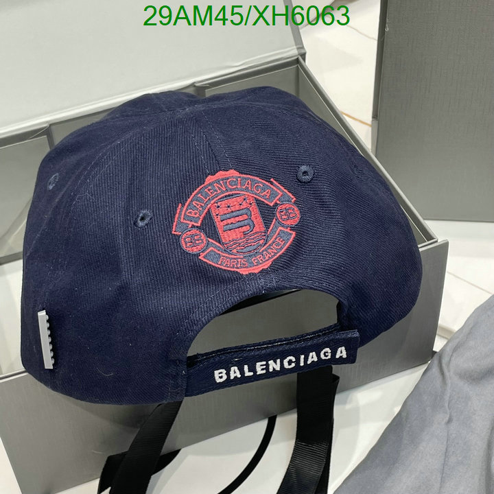 Balenciaga-Cap (Hat), Code: XH6063,$: 29USD