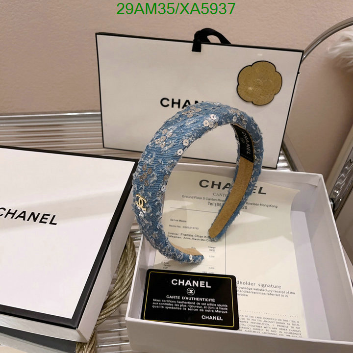 Chanel-Headband, Code: XA5937,$: 29USD