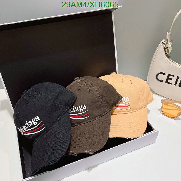 Balenciaga-Cap (Hat), Code: XH6065,$: 29USD