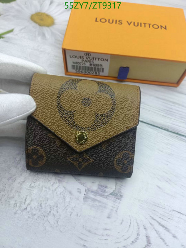 Wallet-LV Bags(4A) Code: ZT9317 $: 55USD