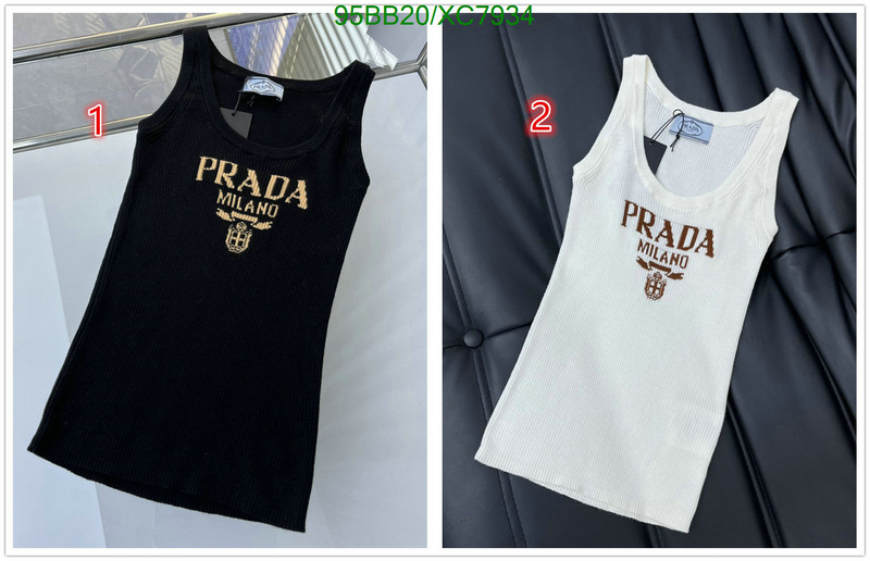 Prada-Clothing Code: XC7934 $: 95USD