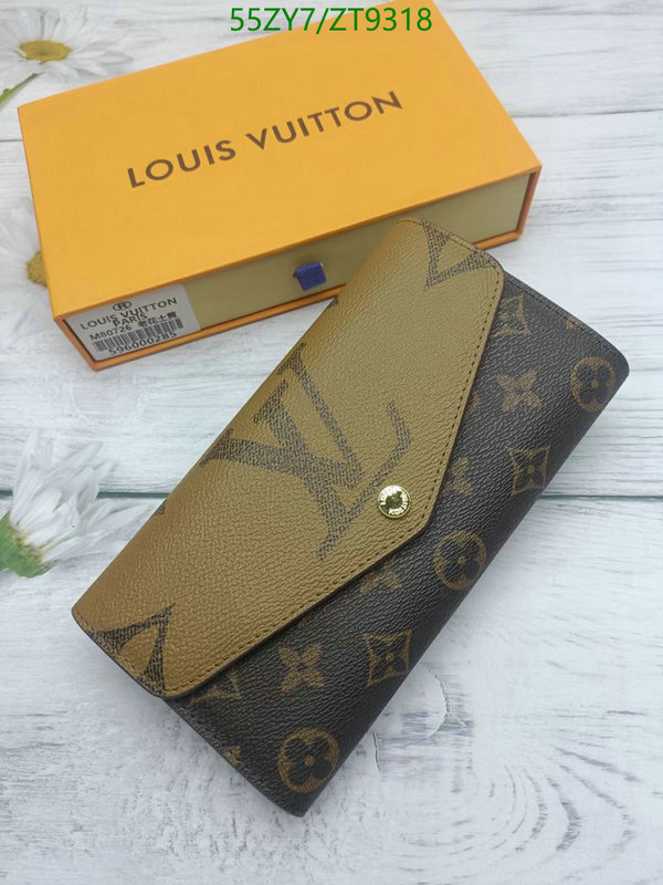 Wallet-LV Bags(4A) Code: ZT9318 $: 55USD