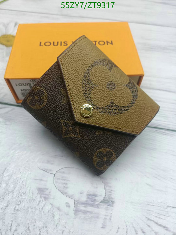 Wallet-LV Bags(4A) Code: ZT9317 $: 55USD