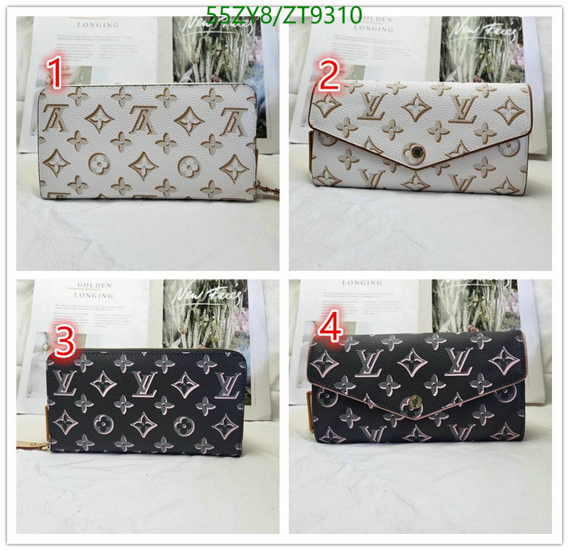 Wallet-LV Bags(4A) Code: ZT9310 $: 55USD