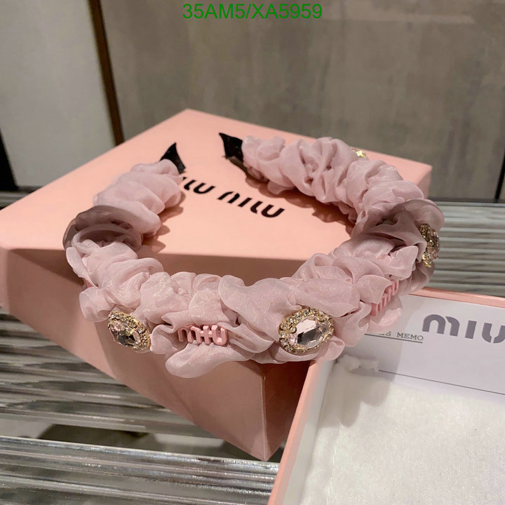 MIU MIU-Headband, Code: XA5959,$: 35USD