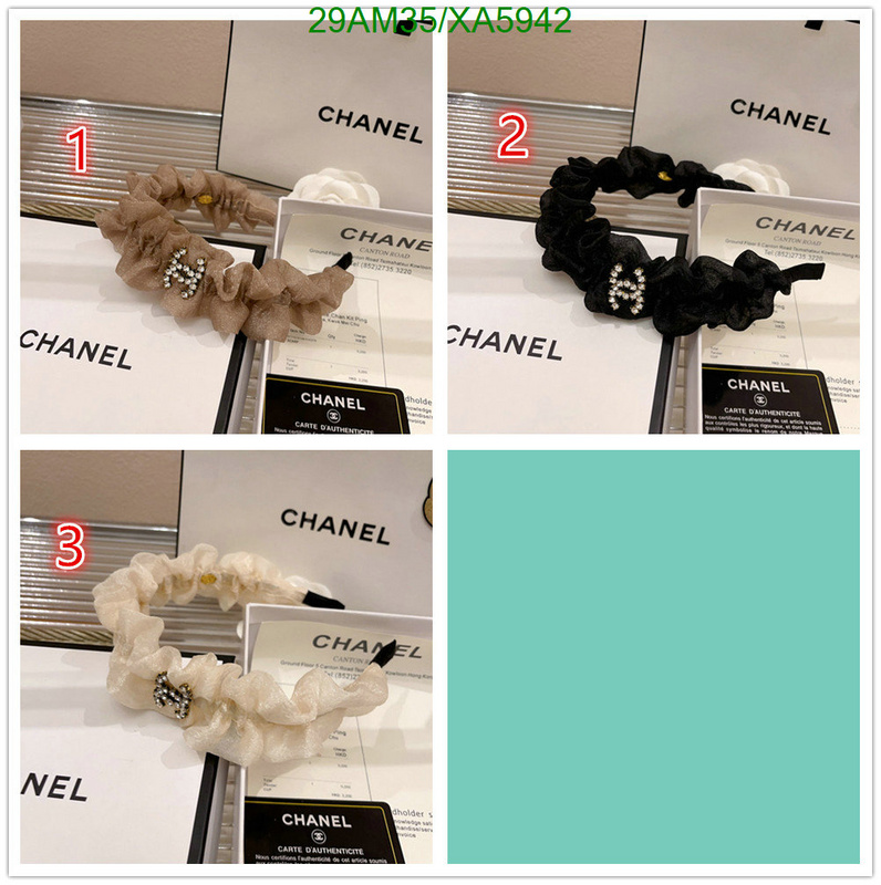 Chanel-Headband, Code: XA5942,$: 29USD