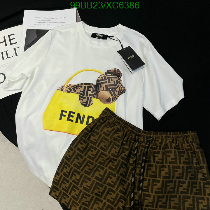 Fendi-Clothing, Code: XC6386,$: 99USD