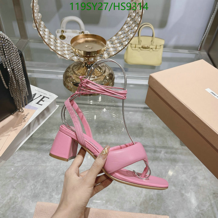 Miu Miu-Women Shoes Code: HS9314 $: 119USD