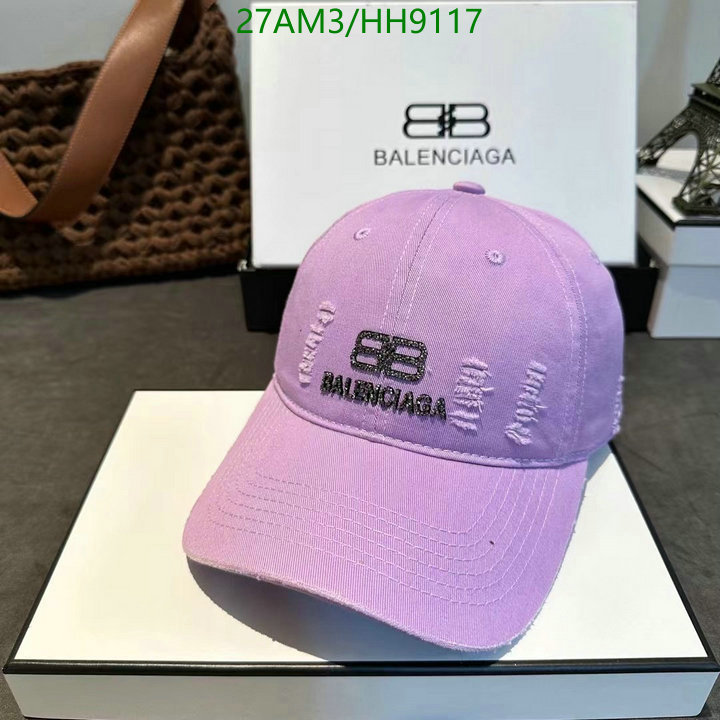 Balenciaga-Cap(Hat) Code: HH9117 $: 27USD