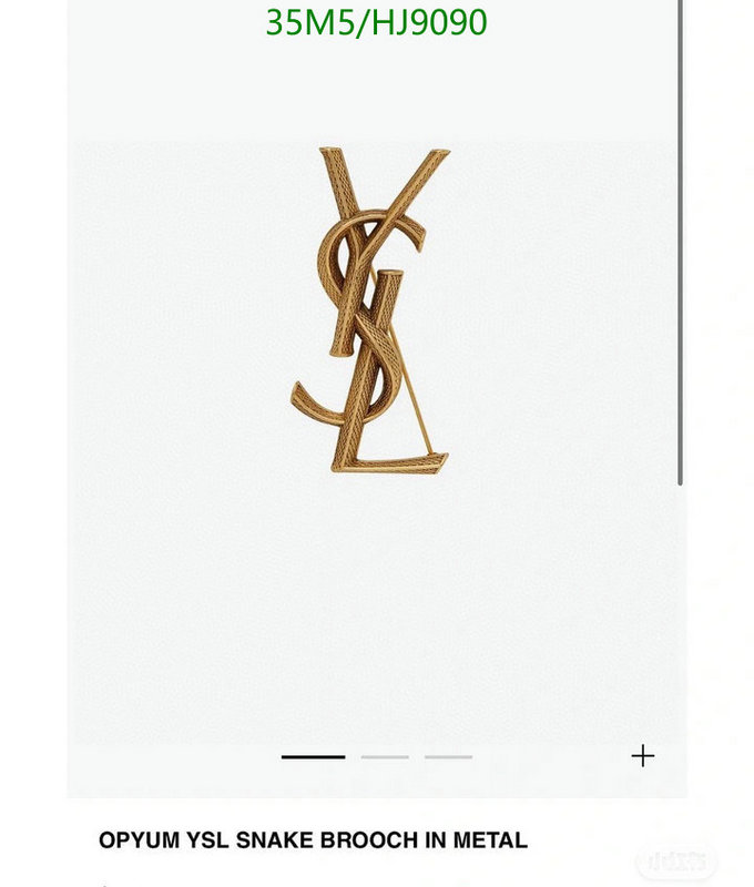 YSL-Jewelry Code: HJ9090 $: 35USD