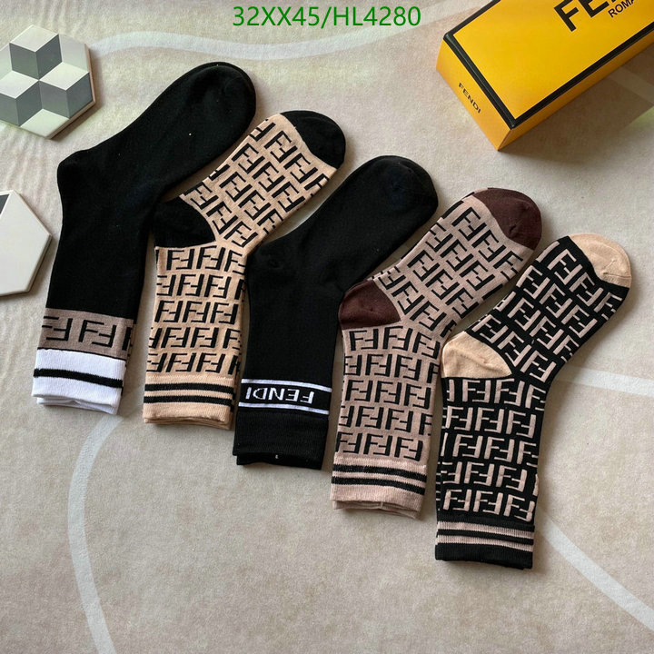 Fendi-Sock Code: HL4280 $: 32USD