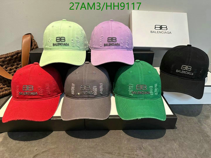 Balenciaga-Cap(Hat) Code: HH9117 $: 27USD