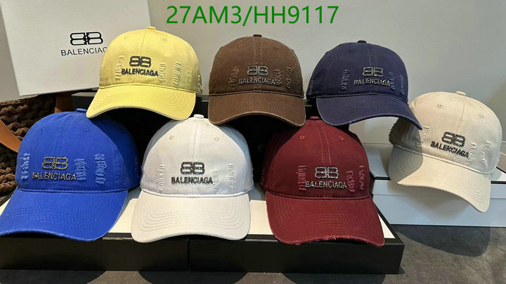 Balenciaga-Cap(Hat) Code: HH9117 $: 27USD