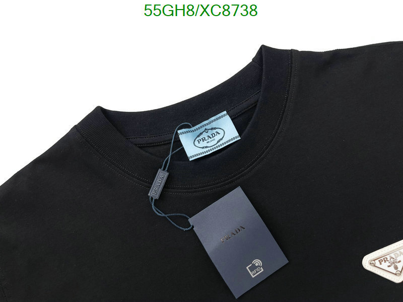 Prada-Clothing Code: XC8738 $: 55USD