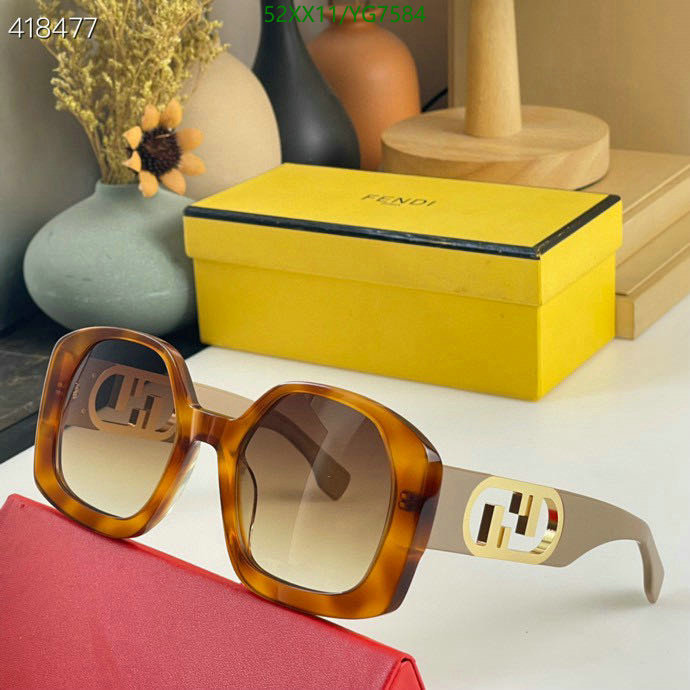 Fendi-Glasses Code: YG7584 $: 52USD