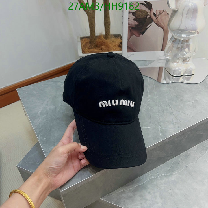 Miu Miu-Cap(Hat) Code: HH9182 $: 27USD